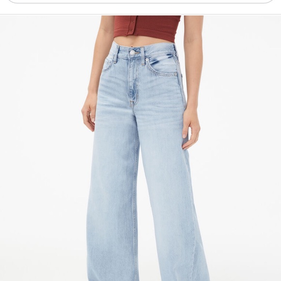 Aero High Rise Super Wide Leg Jeans - Picture 3 of 4